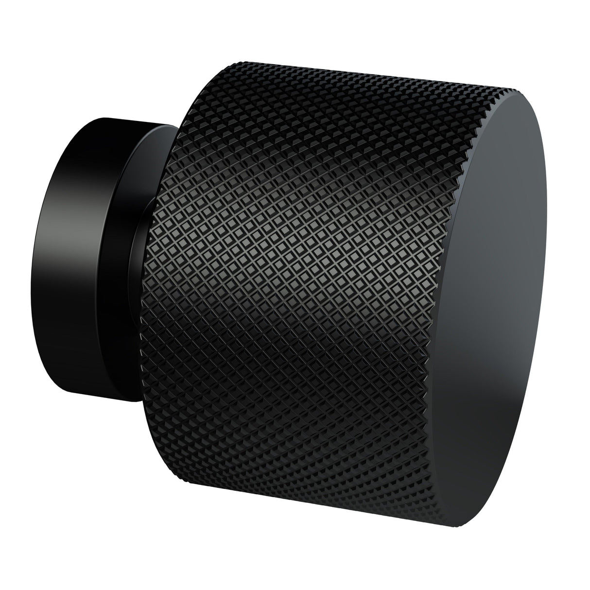 Nuie Knurled Door Knob Black H214