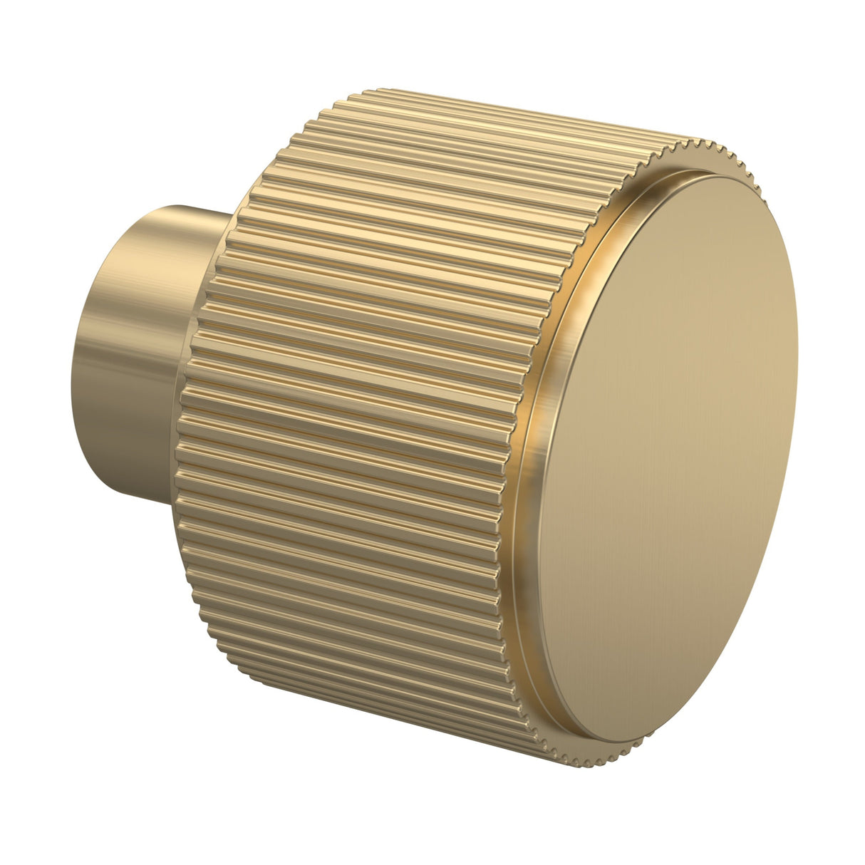 Nuie Fluted Door Knob Brushed Brass H317