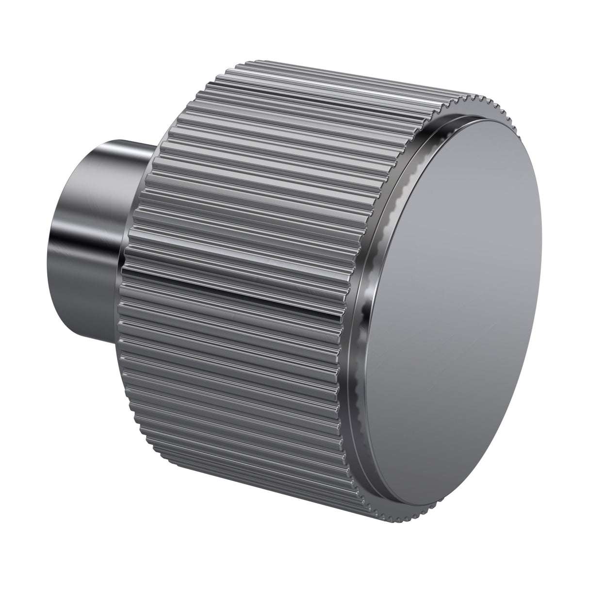 Nuie Fluted Door Knob Brushed Pewter H717