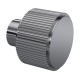 Nuie Fluted Door Knob Brushed Pewter H717