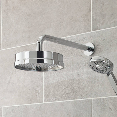 Nuie 8" Tec Fixed Head Shower 195mm Chrome HEAD01 LS1