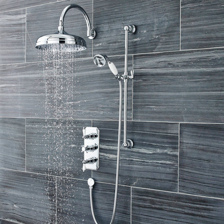 Nuie 12" Apron Fixed Head Shower 300mm Chrome HEAD16 LS2