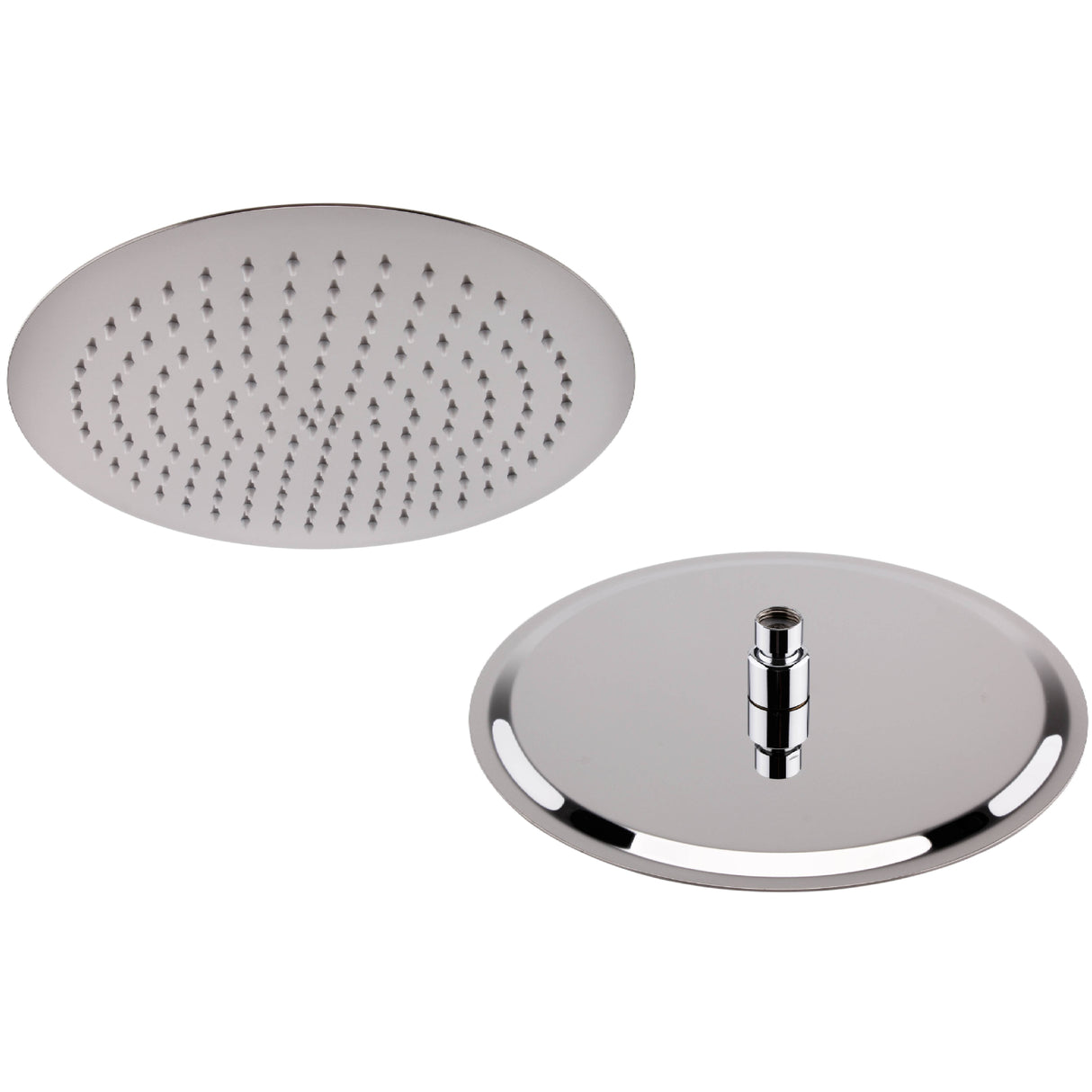 Hudson Reed Slim Round Fixed Head Shower 300mm Dia. Chrome HEAD26