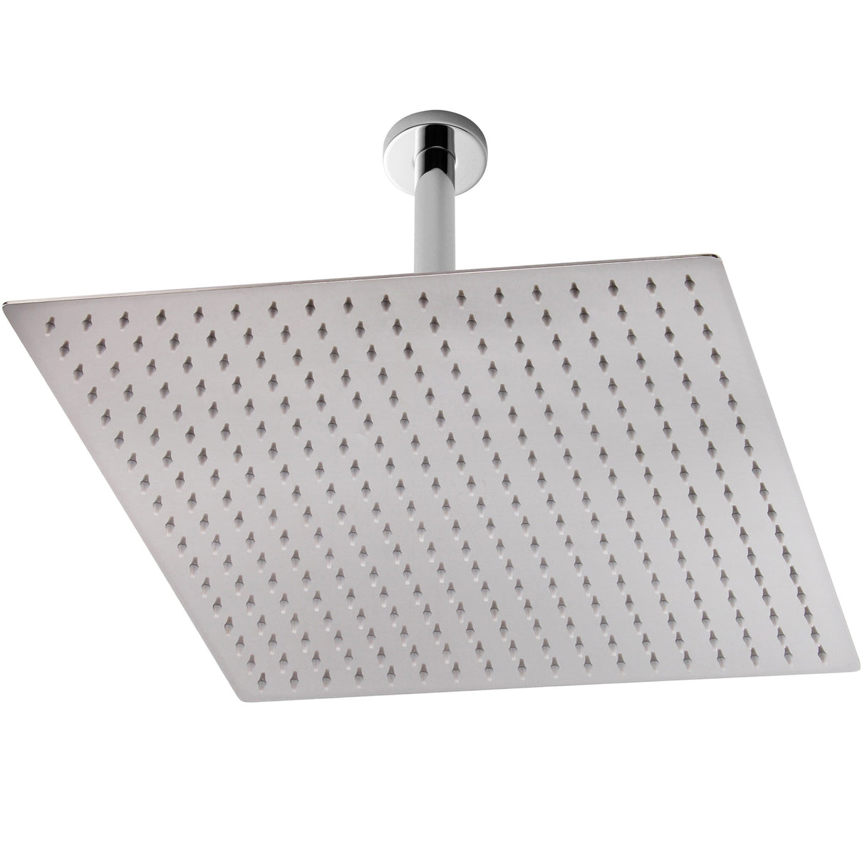 Hudson Reed Square Fixed Head Shower & Ceiling Arm 400x400mm Chrome HEAD45A