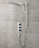 Hudson Reed Ultra Thin Fixed Head Shower 200x430mm Chrome HEAD47 LS2