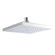 Nuie Square ABS Fixed Head Shower 200x200mm Chrome HEAD50