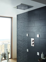 Hudson Reed Square Ceiling Tile Fixed Head Shower 500x500mm Chrome HEAD82 LS3