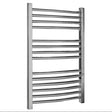 Nuie Bridge Curved Ladder Heated Towel Rail Chrome W500mm HK385