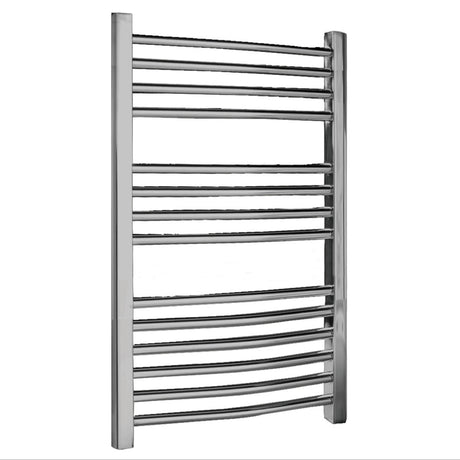 Nuie Bridge Curved Ladder Heated Towel Rail Chrome W500mm HK385