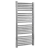 Nuie Bridge Curved Ladder Heated Towel Rail Chrome W500mm HK386