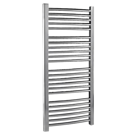 Nuie Bridge Curved Ladder Heated Towel Rail Chrome W500mm HK386