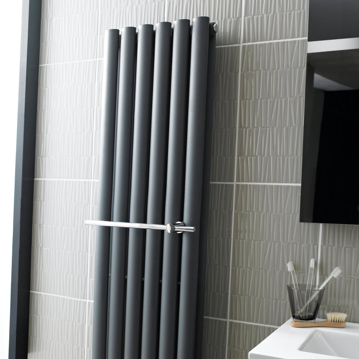 Nuie Towel Rail For Radiators Chrome HL318