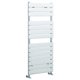 Nuie Piazza Vertical Heated Towel Rail With 14 Flat Panels H1213 x W500mm Chrome HL335