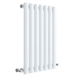 Nuie Revive Designer Horizontal Single Panel Radiator H600 x W412mm Gloss White HL337