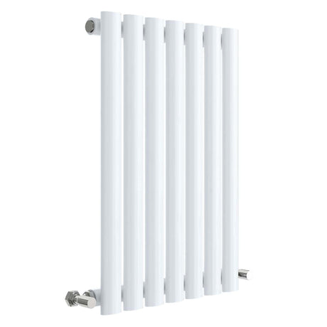 Nuie Revive Designer Horizontal Single Panel Radiator H600 x W412mm Gloss White HL337