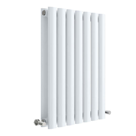 Nuie Revive Designer Horizontal Double Panel Radiator H600 x W412mm Gloss White HL337D