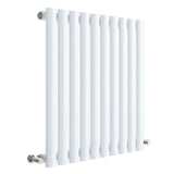 Nuie Revive Designer Horizontal Single Panel Radiator H600 x W586mm Gloss White HL338
