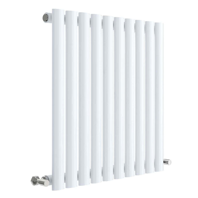 Nuie Revive Designer Horizontal Single Panel Radiator H600 x W586mm Gloss White HL338