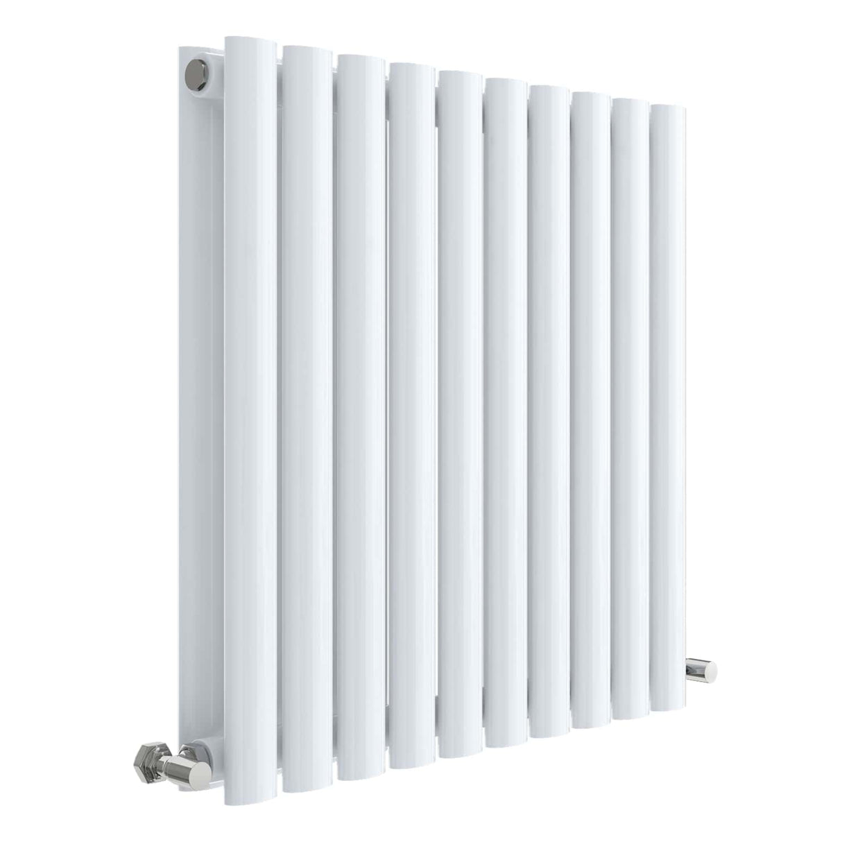 Nuie Revive Designer Horizontal Double Panel Radiator H600 x W586mm Gloss White HL338D