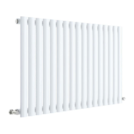 Nuie Revive Designer Horizontal Single Panel Radiator H600 x W992mm Gloss White HL339