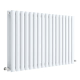 Nuie Revive Designer Horizontal Double Panel Radiator H600 x W992mm Gloss White HL339D