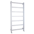 Nuie Eton Straight Heated Towel Rail With Square Tubes Chrome H1200mm HL376