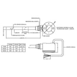 Nuie Thermostatic Heating Element 600 Watts - 2 Hour Booster - Chrome HL502 LD