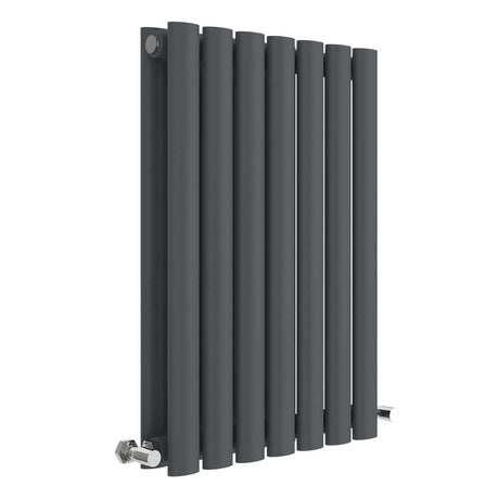 Nuie Revive Designer Horizontal Double Panel Radiator H600 x W412mm Anthracite HLA37D