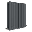 Nuie Revive Designer Horizontal Double Panel Radiator H600 x W586mm Anthracite HLA38D