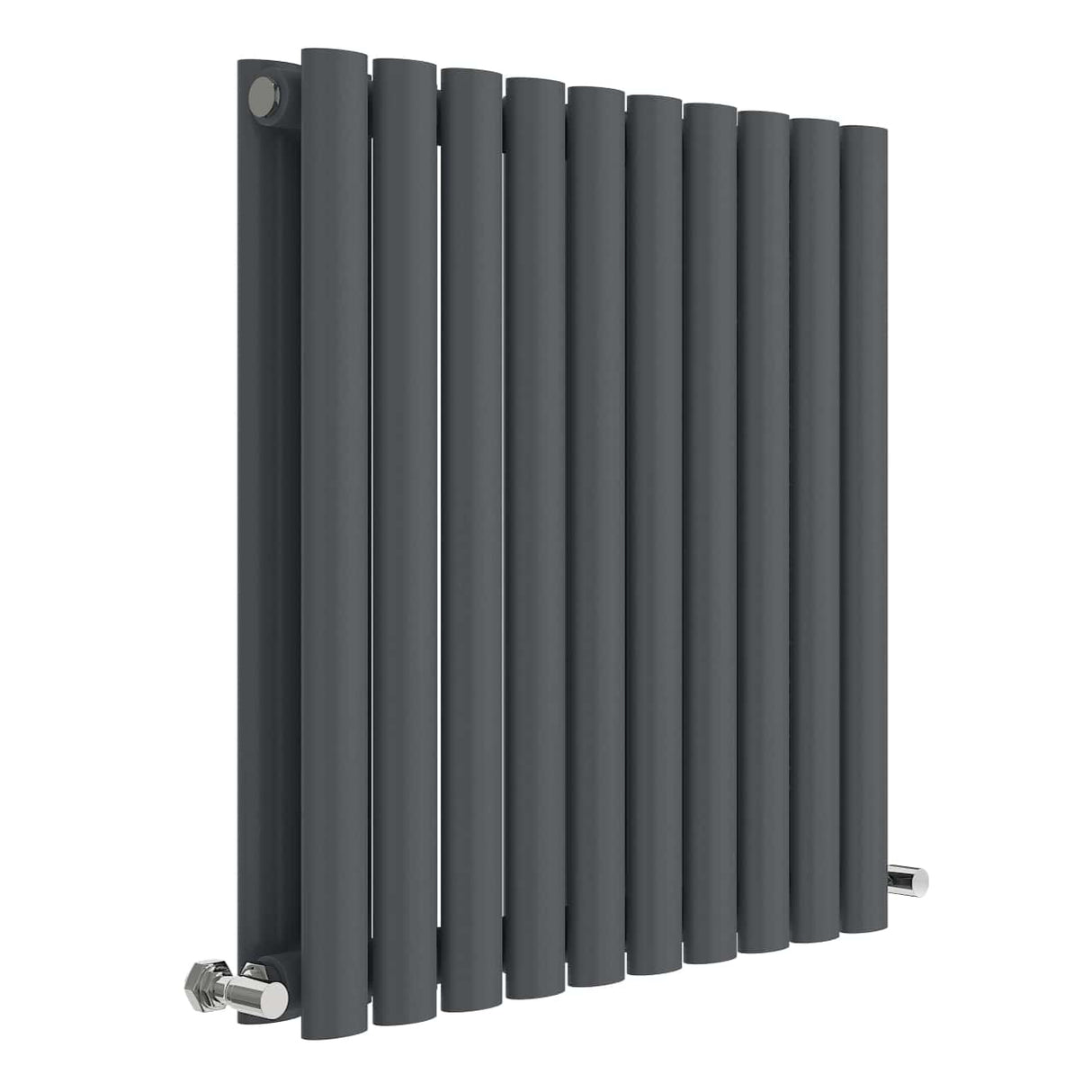 Nuie Revive Designer Horizontal Double Panel Radiator H600 x W586mm Anthracite HLA38D
