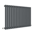 Nuie Revive Designer Horizontal Single Panel Radiator H600 x W992mm Anthracite HLA39