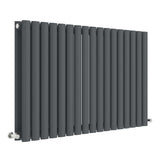 Nuie Revive Designer Horizontal Double Panel Radiator H600 x W992mm Anthracite HLA39D