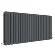 Nuie Revive Designer Horizontal Double Panel Radiator H600 x W1398mm Anthracite HLA40D