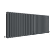 Nuie Revive Designer Horizontal Double Panel Radiator H600 x W1572mm Anthracite HLA42D