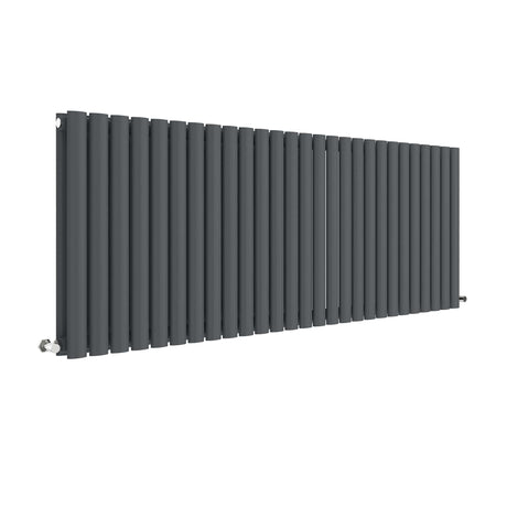 Nuie Revive Designer Horizontal Double Panel Radiator H600 x W1572mm Anthracite HLA42D