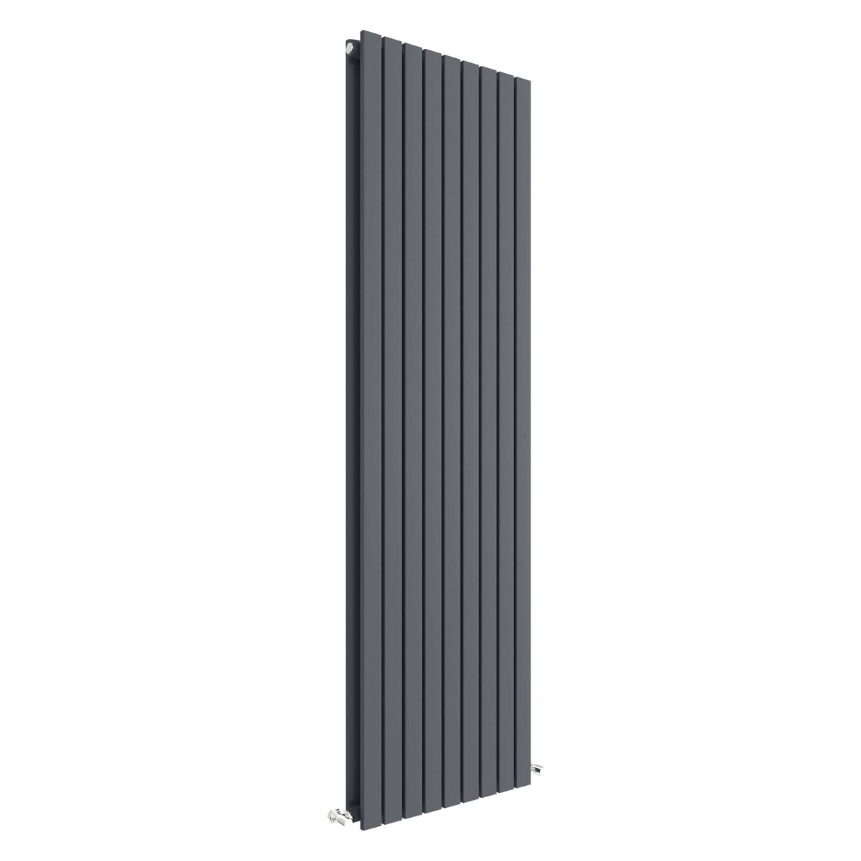 Nuie Sloane Designer Vertical Double Panel Radiator H1800 x W528mm Anthracite HLA47D