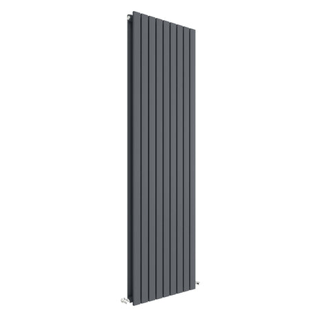 Nuie Sloane Designer Vertical Double Panel Radiator H1800 x W528mm Anthracite HLA47D