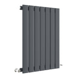 Nuie Sloane Designer Horizontal Single Panel Radiator H600 x W412mm Anthracite HLA54