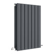 Nuie Sloane Designer Horizontal Double Panel Radiator H600 x W412mm Anthracite HLA54D