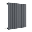 Nuie Sloane Designer Horizontal Single Panel Radiator H600 x W586mm Anthracite HLA55