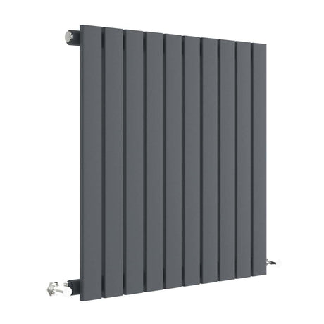 Nuie Sloane Designer Horizontal Single Panel Radiator H600 x W586mm Anthracite HLA55