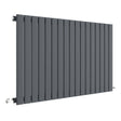 Nuie Sloane Designer Horizontal Single Panel Radiator H600 x W992mm Anthracite HLA56