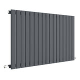 Nuie Sloane Designer Horizontal Single Panel Radiator H600 x W992mm Anthracite HLA56