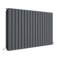 Nuie Sloane Designer Horizontal Double Panel Radiator H600 x W992mm Anthracite HLA56D