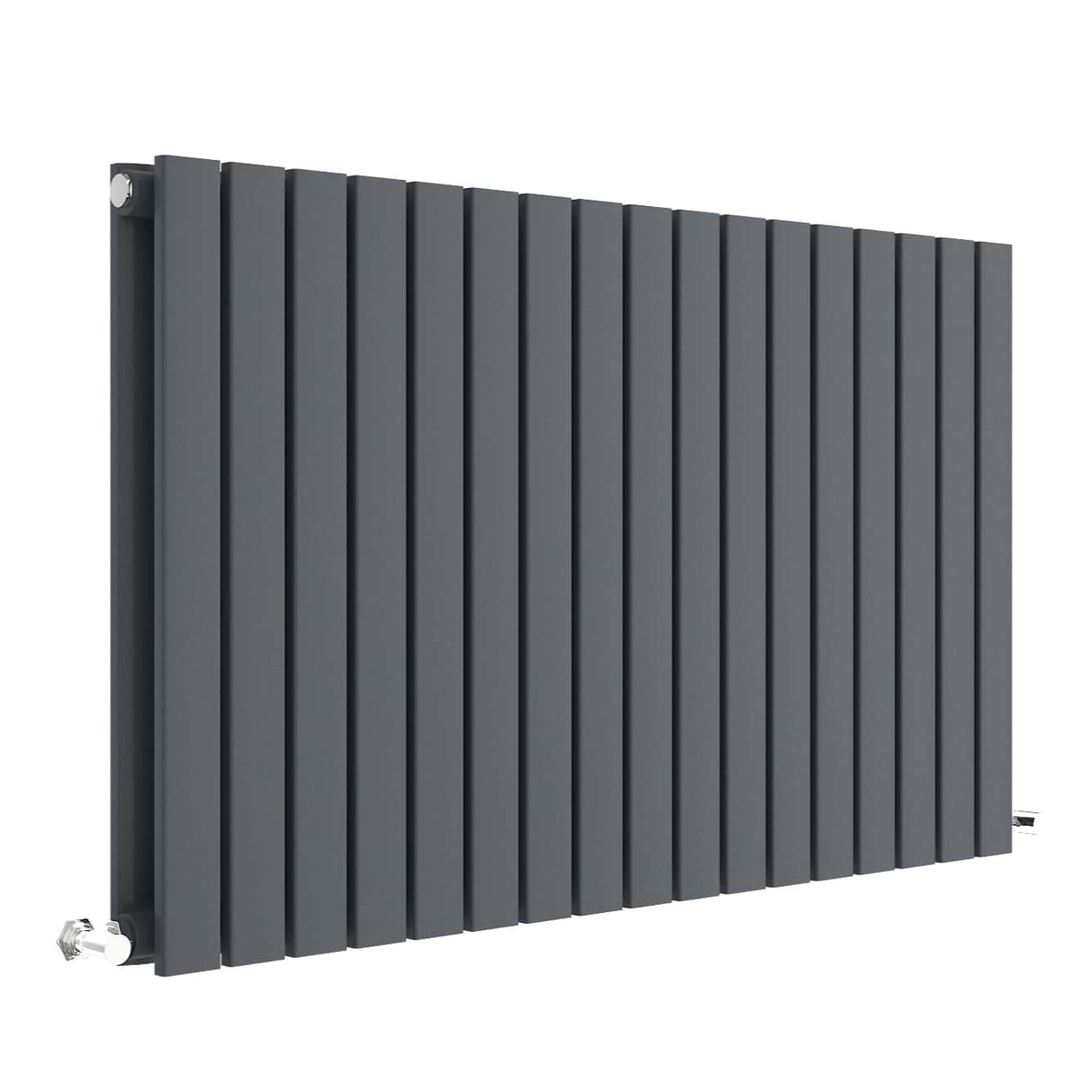 Nuie Sloane Designer Horizontal Double Panel Radiator H600 x W992mm Anthracite HLA56D