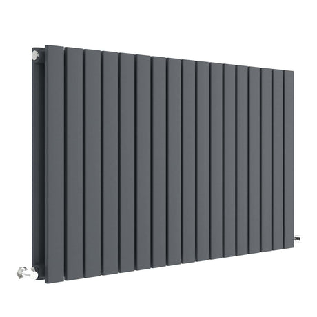 Nuie Sloane Designer Horizontal Double Panel Radiator H600 x W992mm Anthracite HLA56D