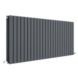 Nuie Sloane Designer Horizontal Double Panel Radiator H600 x W1398mm Anthracite HLA59D