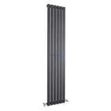 Nuie Sloane Designer Vertical Single Panel Radiator H1800 x W354mm Anthracite HLA72