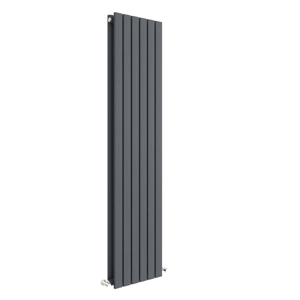 Nuie Sloane Designer Vertical Double Panel Radiator H1500 x W354mm Anthracite HLA73