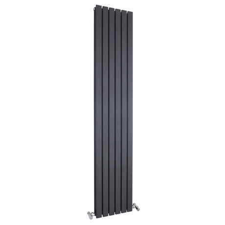 Nuie Sloane Designer Vertical Double Panel Radiator H1800 x W354mm Anthracite HLA74